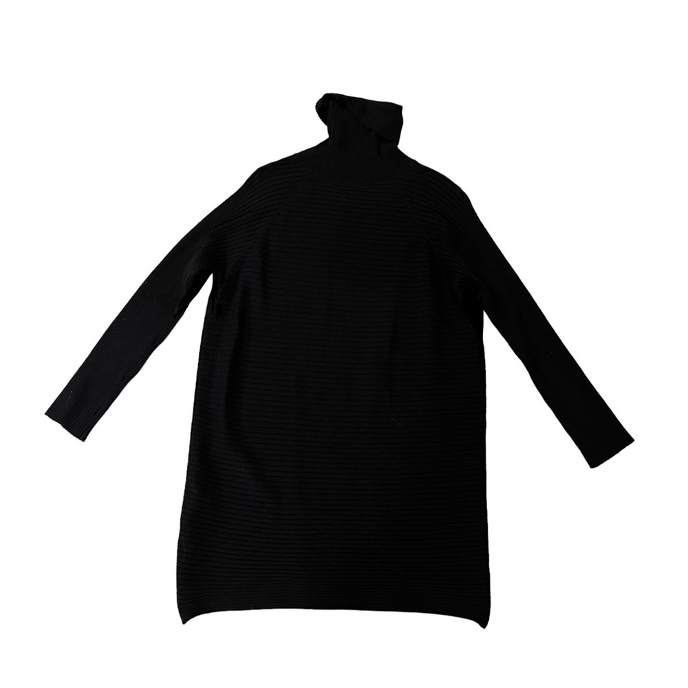 PRICE FIRM🚨 COS Merino Roll-neck Dress in Black Médium